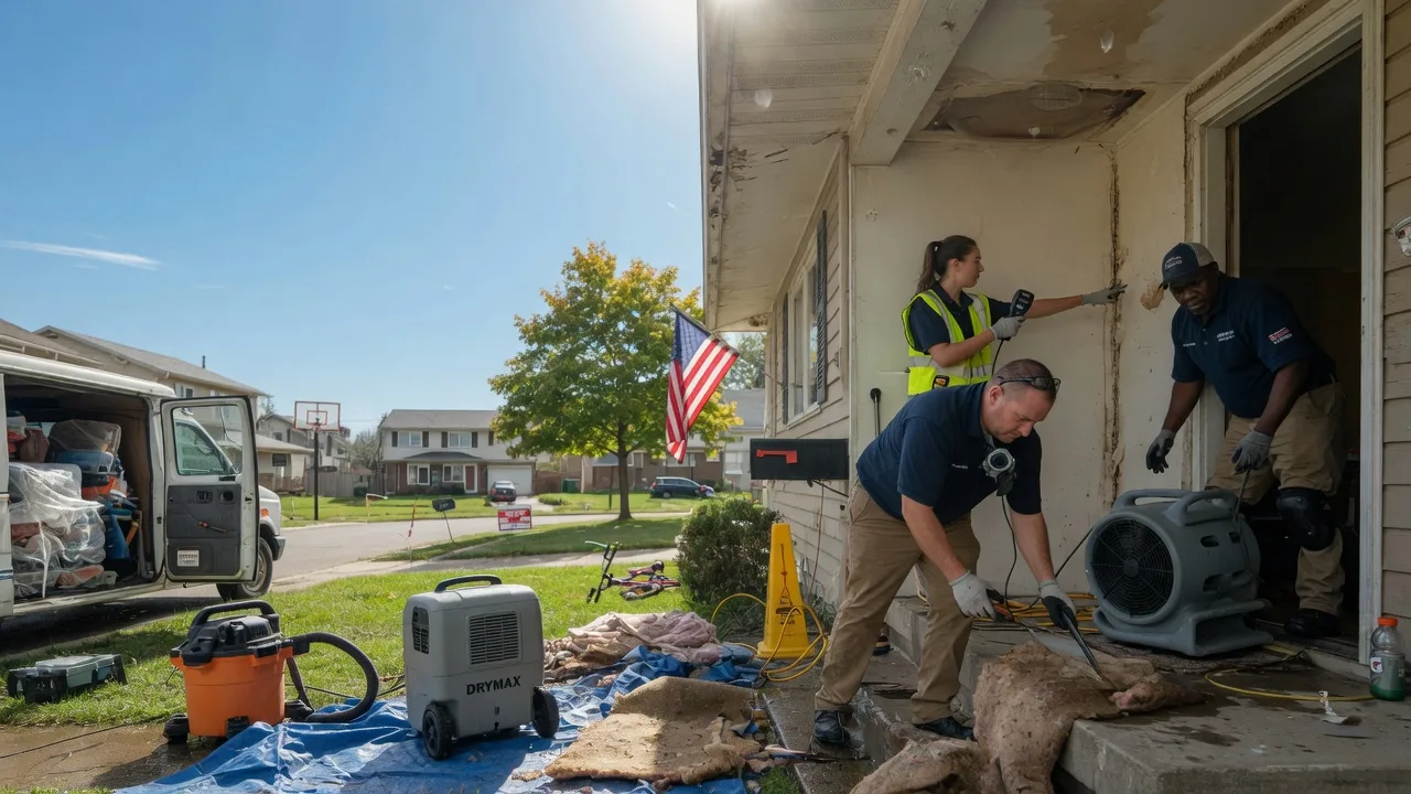 Water Damage Restoration in New Liberty, IA near me